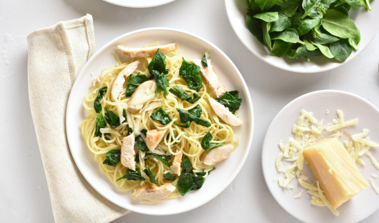 Krémové těstoviny s kuřecím masem