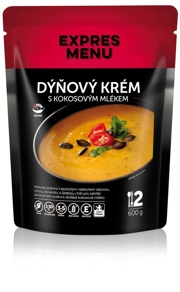 Dýňový krém s kokosovým mlékem