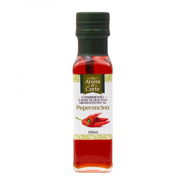 Ochucený extra panenský olivový olej s chilli papričkami 100ml
