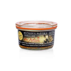 Bůčková paštika s cibulkou a chilli