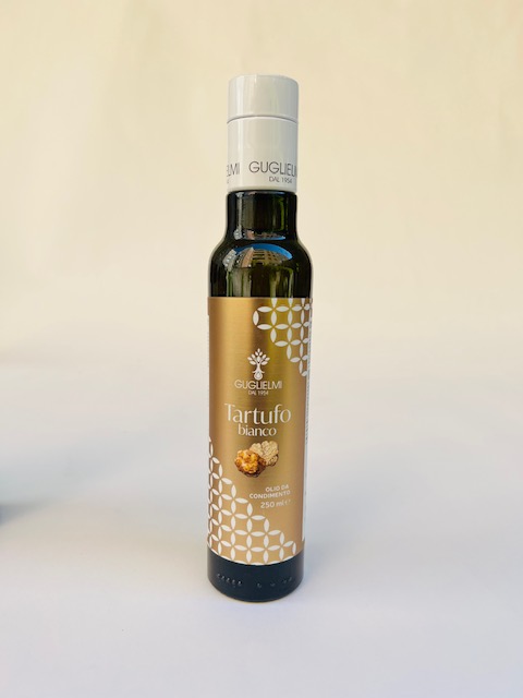 Ochucený extra panenský olivový olej bílým lanýžem