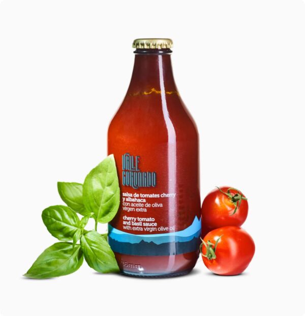 Cherry rajčatová omáčka s bazalkou