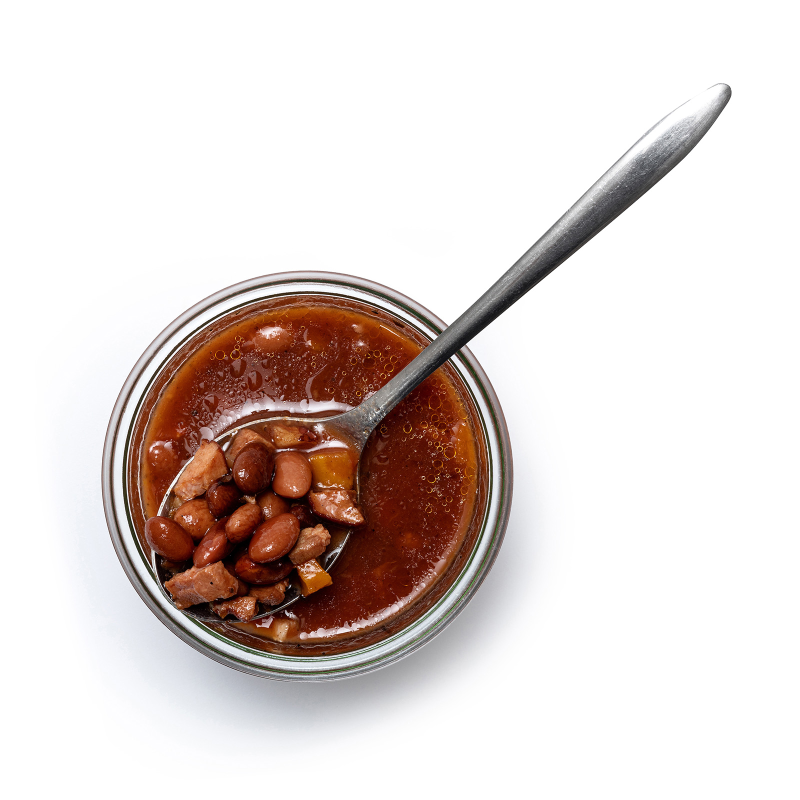 Fazolová polévka s masem a chilli