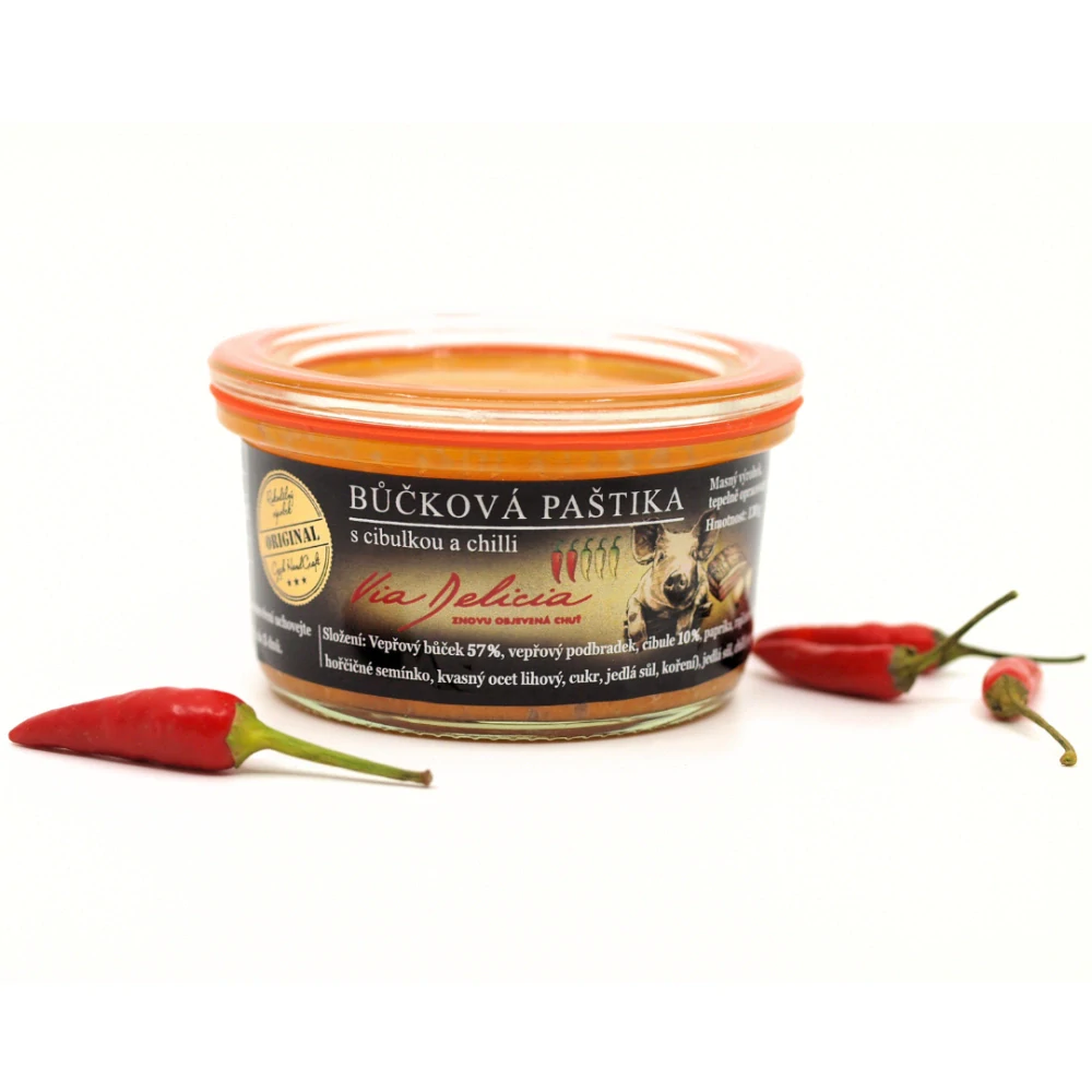 Bůčková paštika s chilli