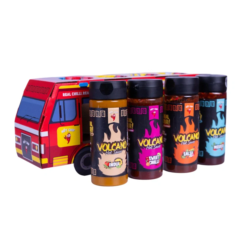 Dárkový box omáček Firetruck 4x classic