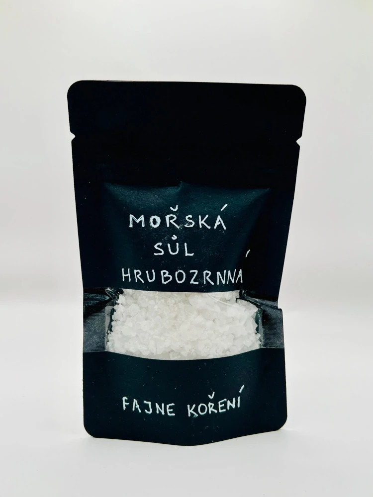 Mořská sůl hrubozrná