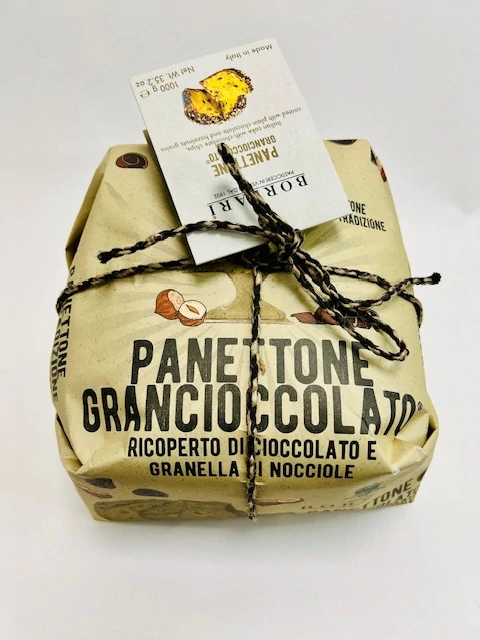 Rustikální Panettone Borsari s hruškou a čokoládou