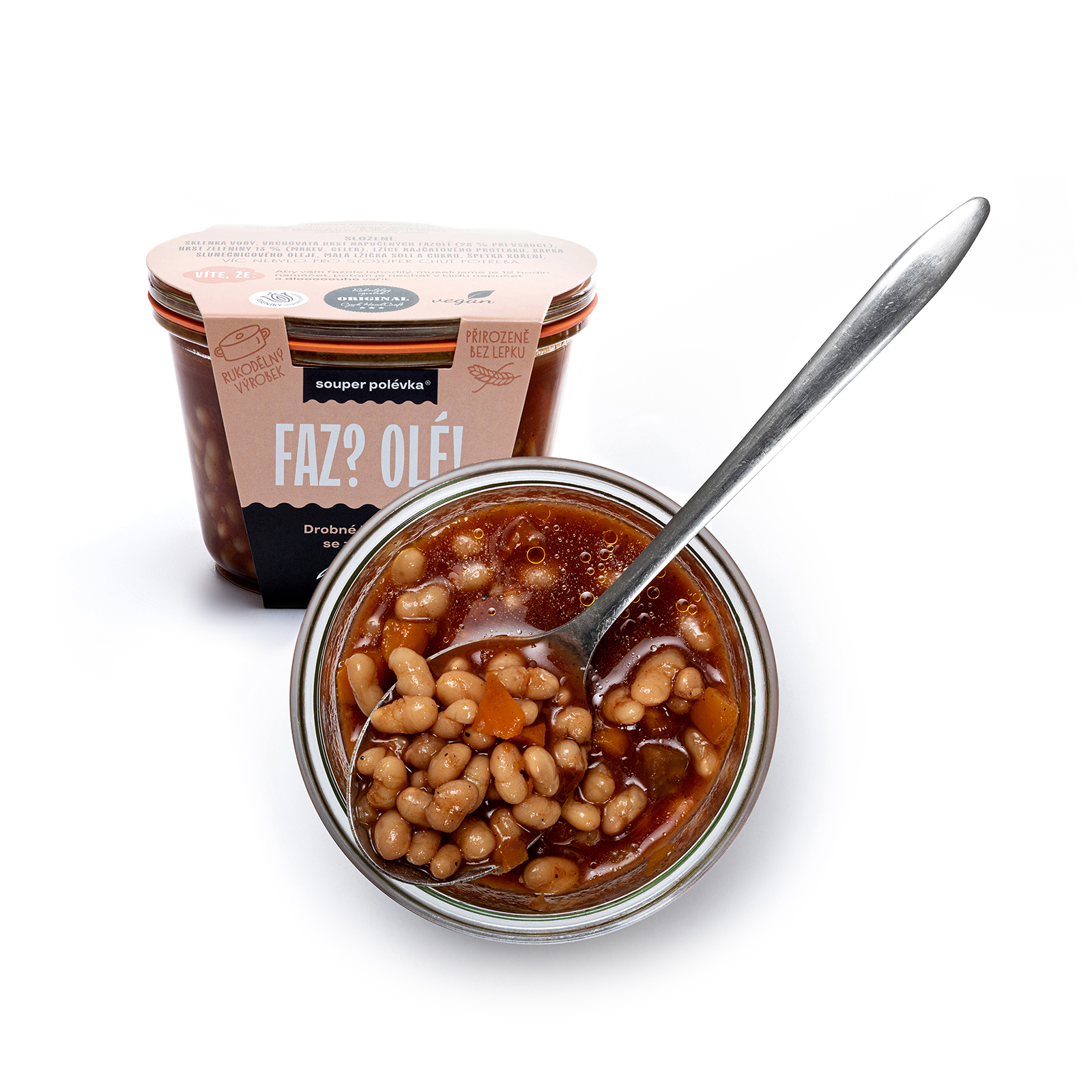 Fazolová polévka s masem a chilli