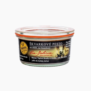 Škvarkové pesto