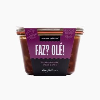 Fazolová polévka s masem a chilli