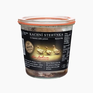 Kachní stehýnka ve vlastním sádle pečená