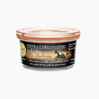 Paštika z grilovaného kuřátka