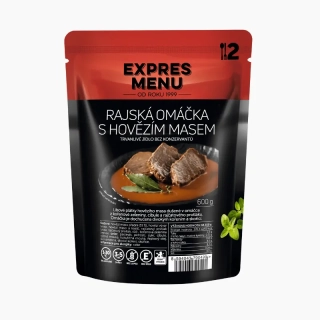 Rajská omáčka s hovězím masem