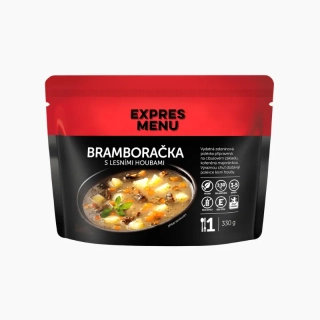 Bramboračka s lesními houbami