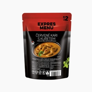 Červené kari s kuřetem