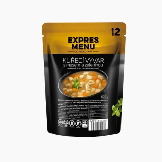 Kuřecí vývar s masem a zeleninou