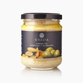 Krém ze zelených oliv a mandlí