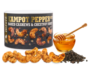Oříšky z pece Kampotský pepř a med