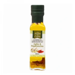 Ochucený extra panenský olivový olej s česnekem a chilli 100ml